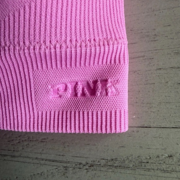 Victoria’s Secret “PINK” | Seamless Air Front Closure Sports bra | Pink Sz SM - Picture 9 of 10